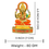 Thumbnail: Salvus APP SOLUTIONS Metal Handmade Ganesh Statue