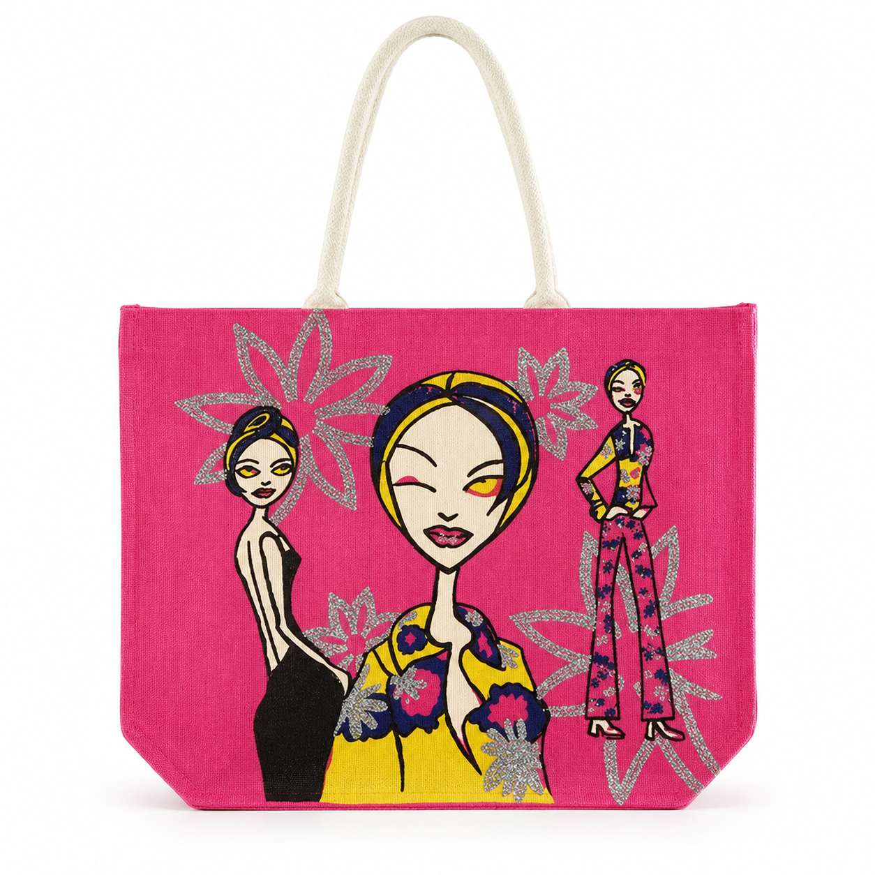 Designer Jute Handheld and Handbag for Women & Girls