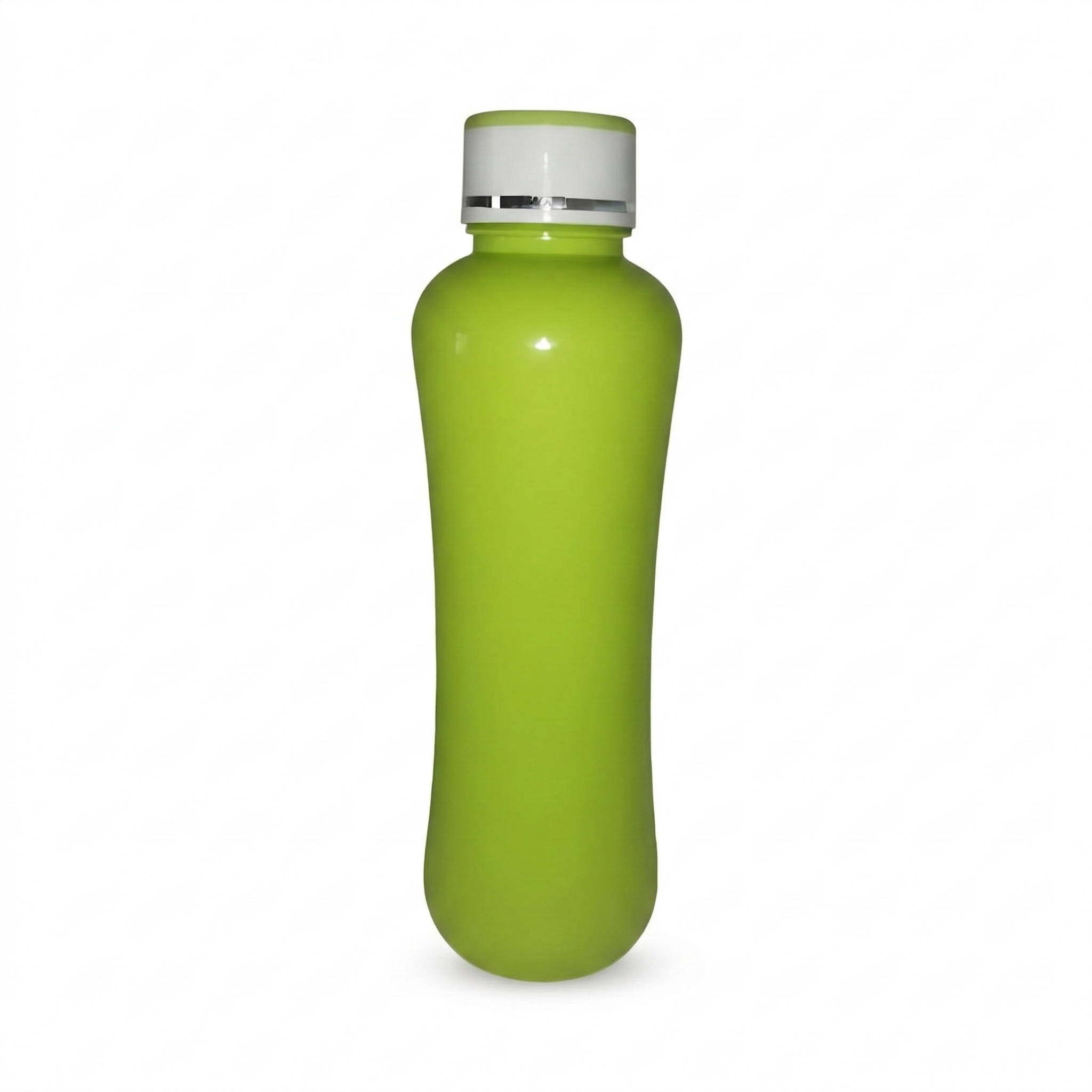 Plastic Green Color Water Bottle, 1 piece (3x10.5 INCH)