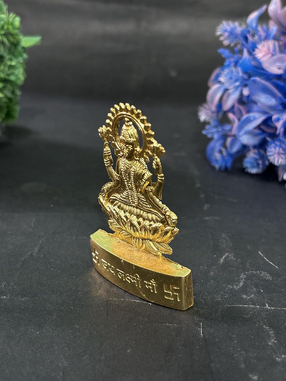 Thumbnail: Salvus APP SOLUTIONS Metal Maa Laxmi Murti for Home-Office Decor (1.8x2.8 inch)