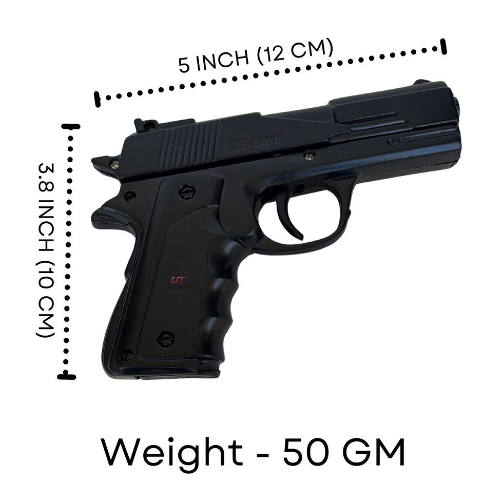 Thumbnail: Salvus APP SOLUTIONS Mouser Style Toy Gun for Kids with 27 Soft BB Bullets