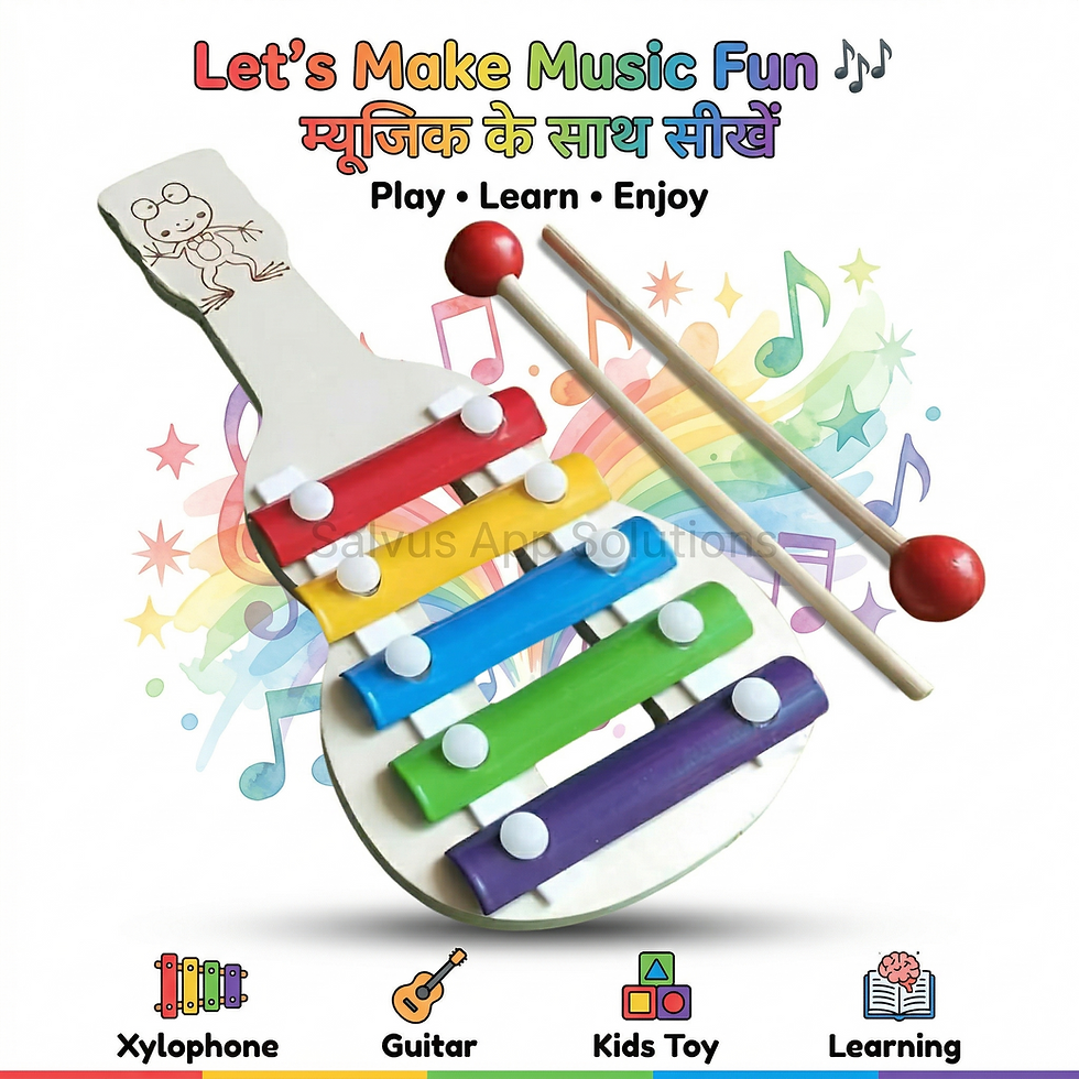 Thumbnail: Musical Fun with Guitar Xylophone Toy (Multi_4x8 inch)