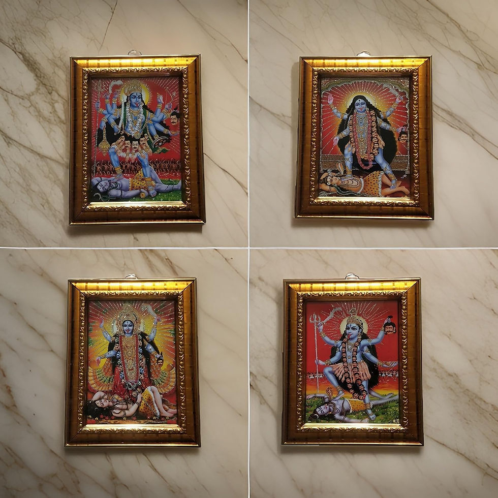 Thumbnail: Salvus APP SOLUTIONS Wooden & Acrylic Glass Photo Frame of Kali Mata (7x8.5 in)