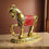 Thumbnail: Metal Red Horse, Vaastu Feng Shui Horse for Vastu Wealth, Income (4x4_Inch)
