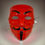 Thumbnail: Salvus APP SOLUTIONS Premium Red Plastic V for Vendetta Face Mask (7x7 Inch)