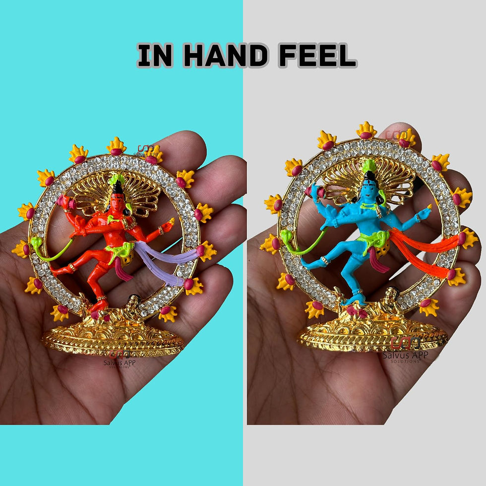 Thumbnail: Lord Natraj Idol/Statue for Pooja & Gifts [ASSORTED COLORS]