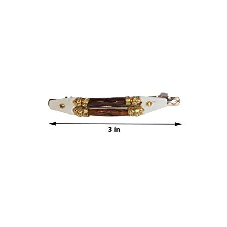 Thumbnail: Salvus App SOLUTIONS Marble Designed Multicolor Hair Pin (Set of 1_3 inch)
