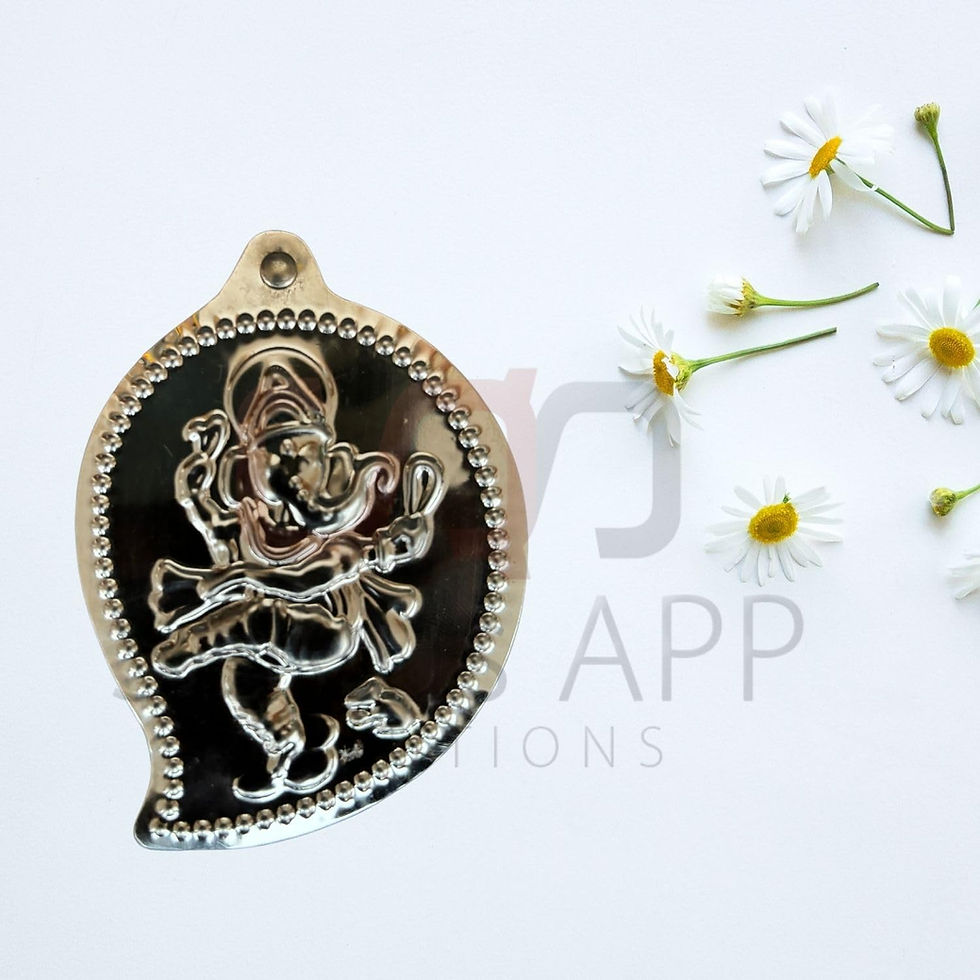 Thumbnail: Salvus APP SOLUTIONS Durable Steel Haldi Kumkum Box Set (Silver_2x3 Inch)