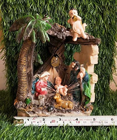 Thumbnail: Salvus APP SOLUTIONS Handmade Polyresin Nativity Figurine (Multicolour_5x7 inch)