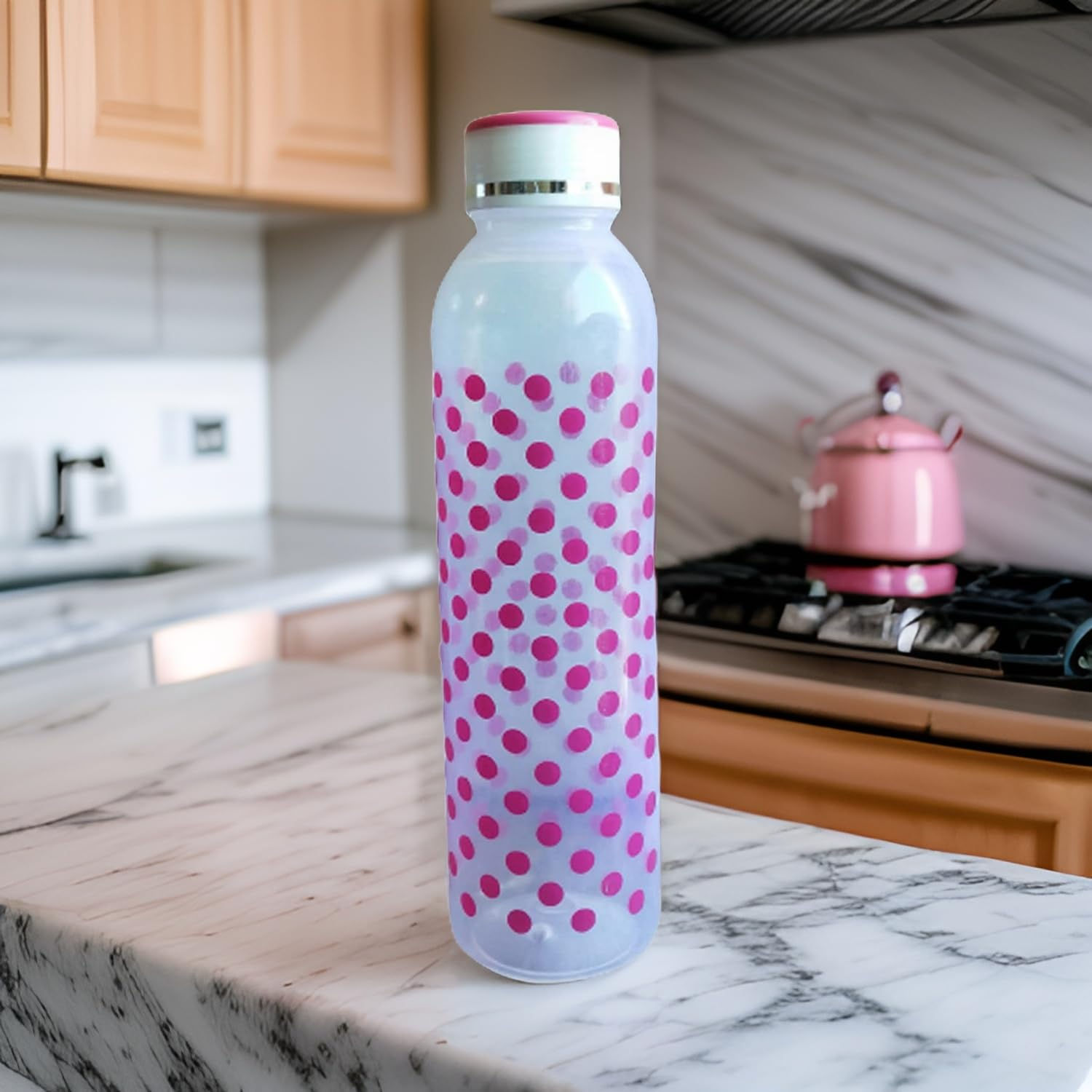 Salvus App Solutions Plastic Pink Color Water Bottle, 1 pc (11x2.5 INCH)