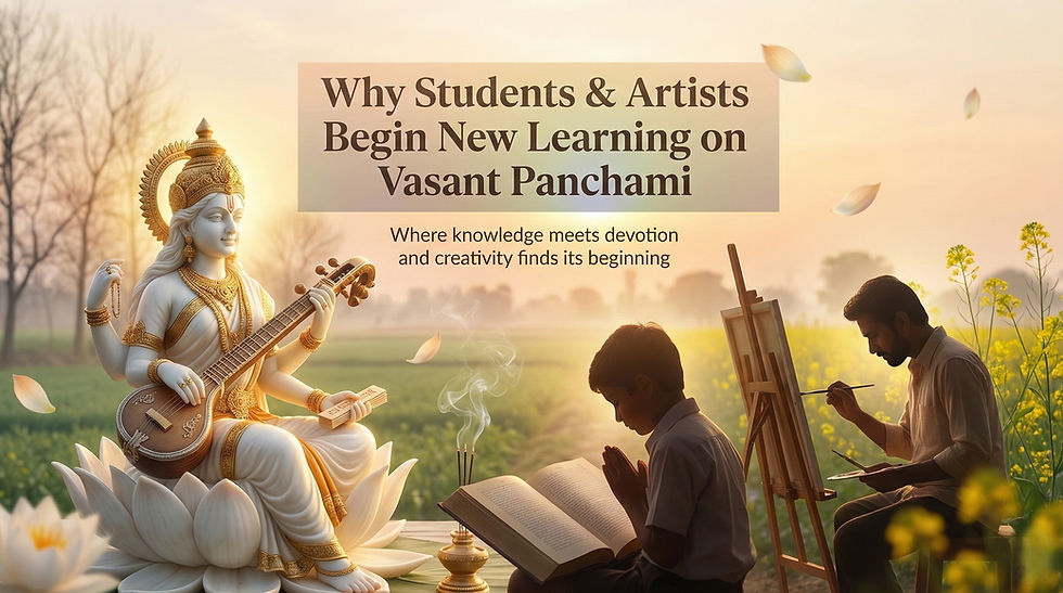 Why Students & Artists Begin New Learning on Vasant Panchami