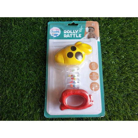 Thumbnail: Salvus APP SOLUTIONS Colorful Plastic Rolly Rattle Toy (Multicolor_5x9 Inch)