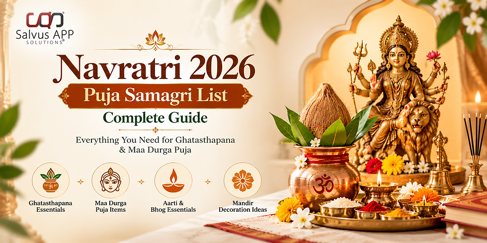 Navratri 2026 Puja Samagri List: Complete Guide