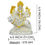 Thumbnail: Salvus APP SOLUTIONS Marble Dust Maa Durga Idol (White & Golden_4.5x6.5 Inch)