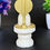 Thumbnail: Salvus APP SOLUTIONS Marble Shivling with Brass Snake and Trishul -(3 x 4 Inch)