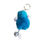 Thumbnail: Salvus APP SOLUTIONS Pom Pom Cute Baby Doll Keyring for Bike (Blue_2X5 Inch)