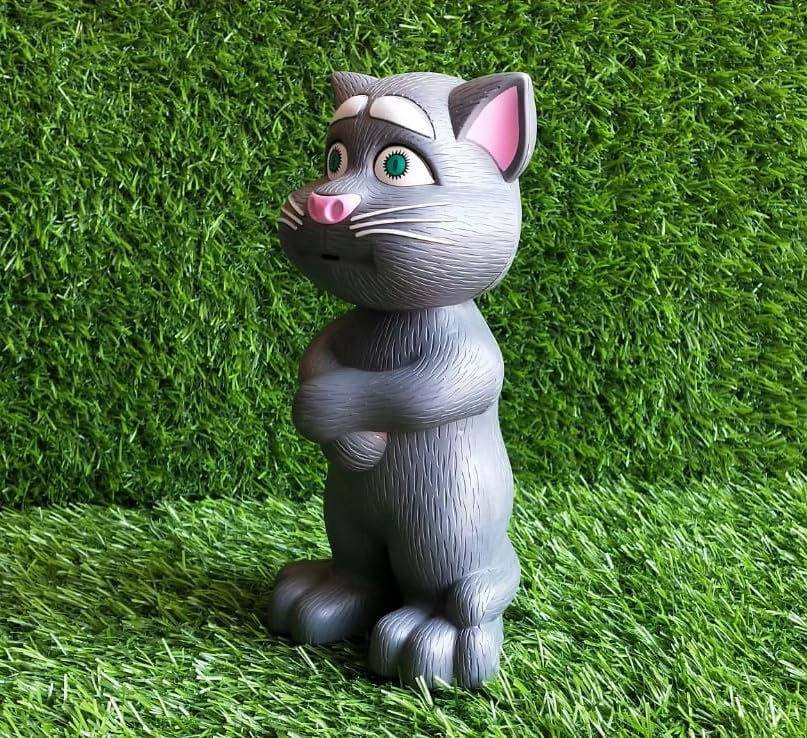 Thumbnail: Salvus APP SOLUTIONS Interactive Speaking Cat, Talking Tom (Black_4x8 Inch)