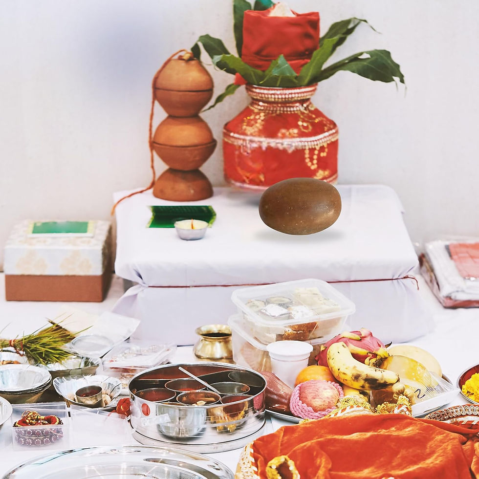 Thumbnail: Salvus APP SOLUTIONS Original Natural Narmadeshwar Shivling (2 inch Approx)