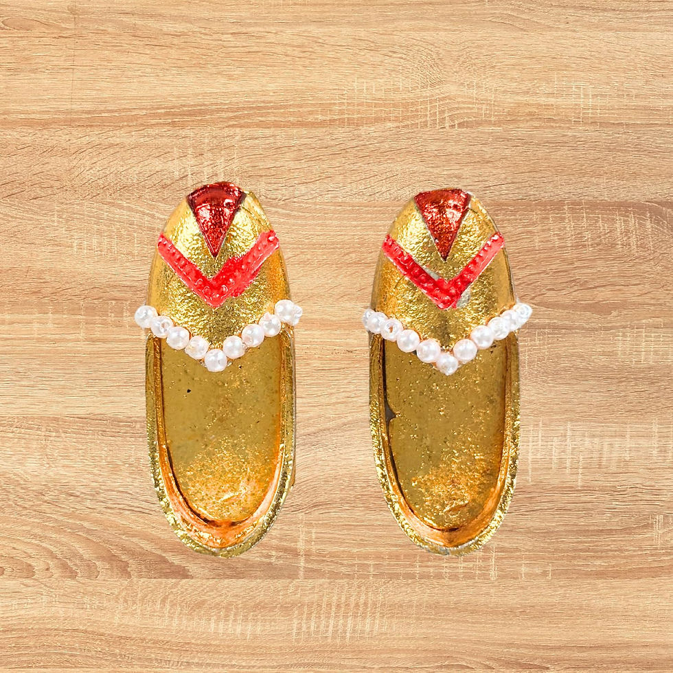 Thumbnail: Salvus APP SOLUTIONS Multicolor Stone Worked Laddu Gopal Miniature Mojadi