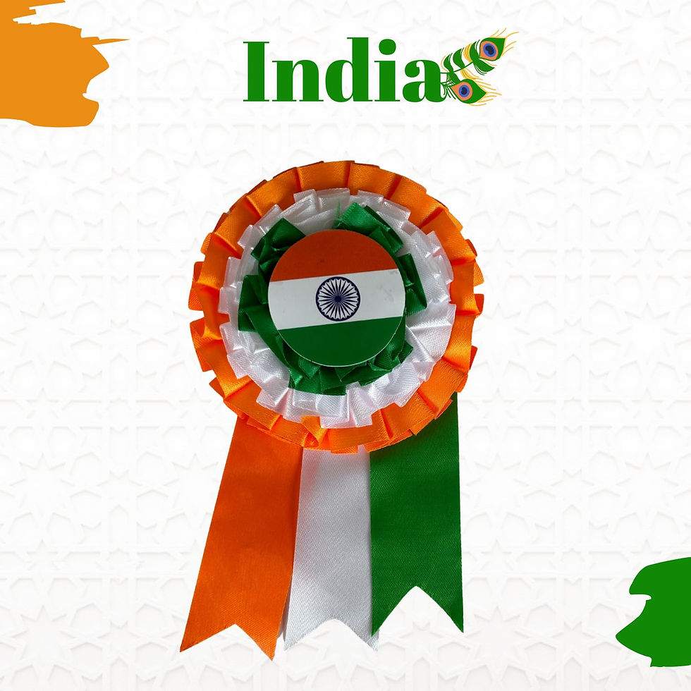 Thumbnail: Salvus App SOLUTIONS Indian Flag Coat Pin/Brooch/Badge (Pack of 3)