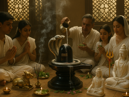 Shaanti se Shakti tak: A Spiritual Journey with Shivling, Trishul, Shiv aur Nandi