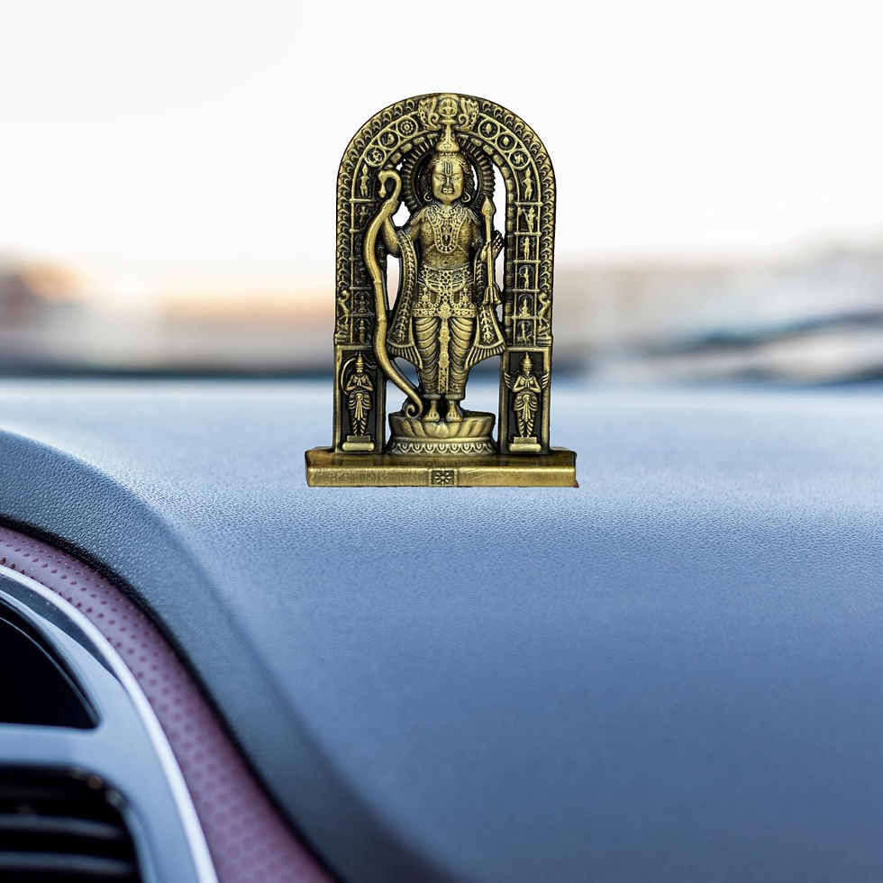 Thumbnail: Salvus APP SOLUTIONS Shree Ram Lalla Murti: Ayodhya Mandir Idol (1.8x2.8 Inch)