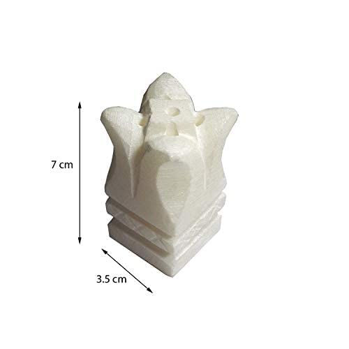 Thumbnail: Salvus App SOLUTIONS Lotus Shaped Marble Incense Stick Holder for Showpiece, Uti