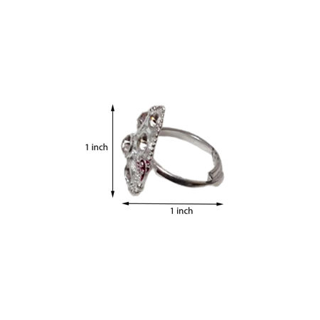 Thumbnail: Salvus APP SOLUTIONS Pair of Toe Rings/Bichhiya (Set of 1, 2 Pcs_Silver)