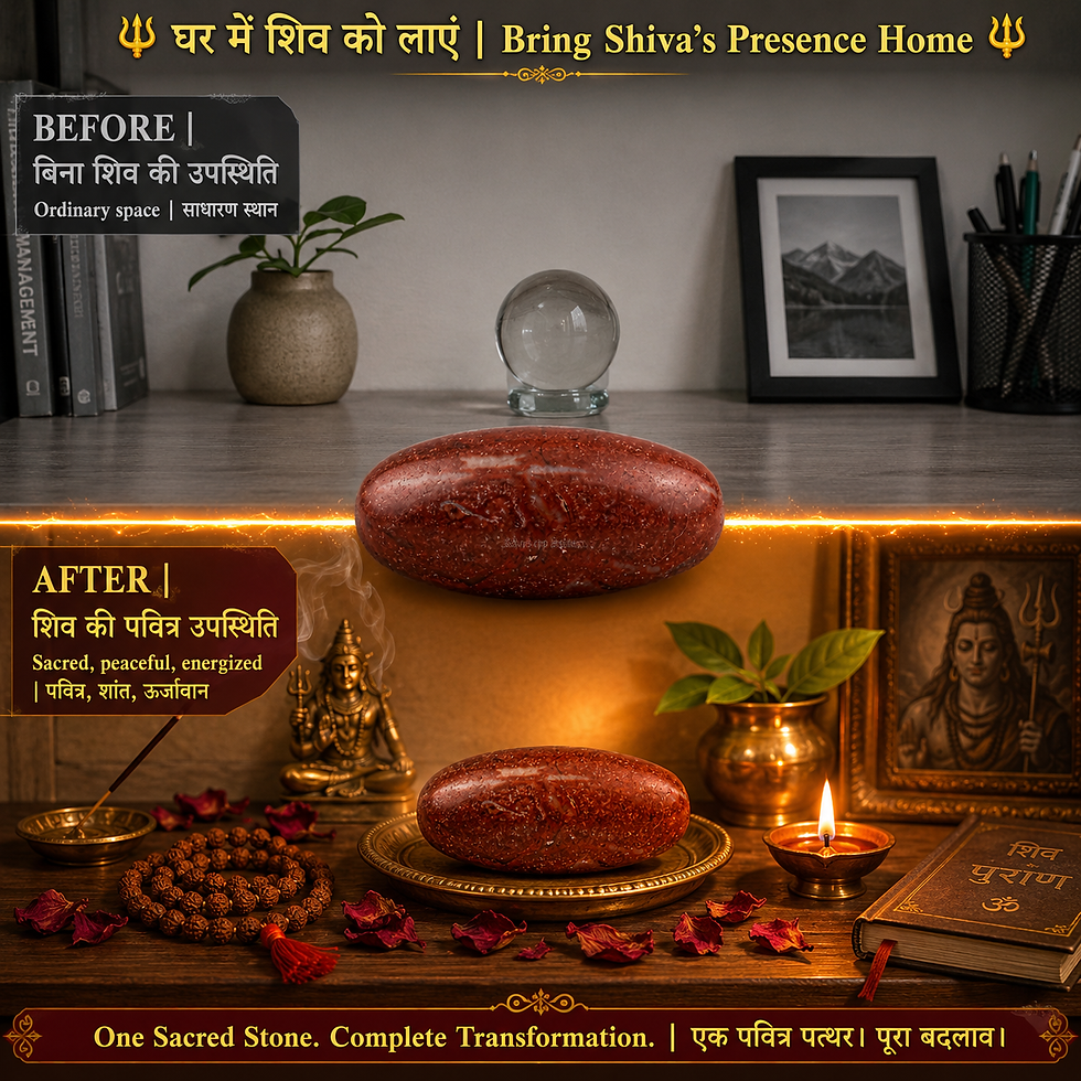 Thumbnail: Salvus APP SOLUTIONS Original Natural Narmadeshwar Shivling Stone (2.5 inches)