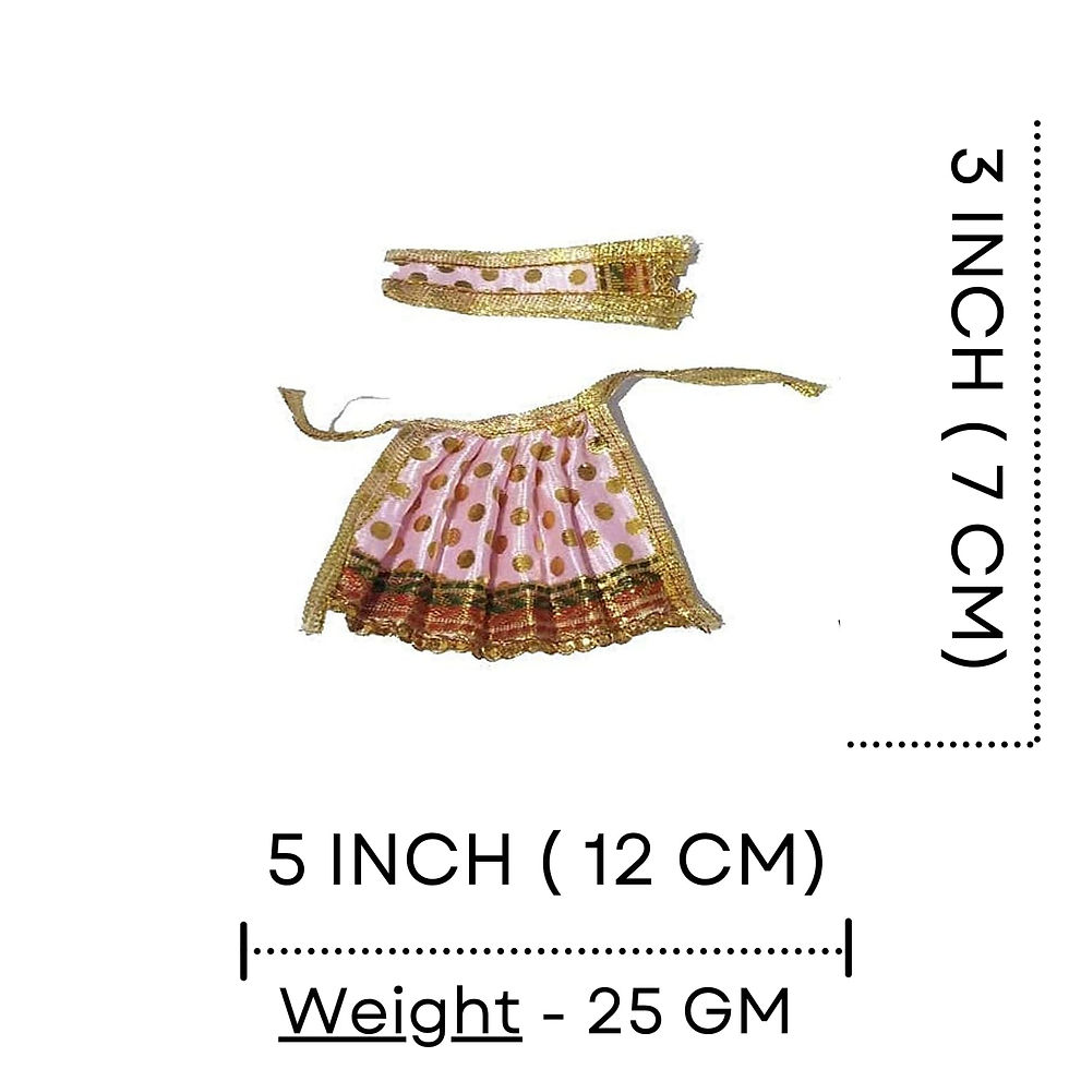 Thumbnail: Salvus APP SOLUTIONS Fabric Devi Mata Dress, Set of 3 (Pink_3x5 Inch)