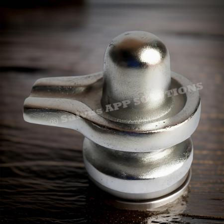 Thumbnail: Salvus APP SOLUTIONS Parad Shivling Mercury Original (Silver_0.5 Inch, 27 Gram)
