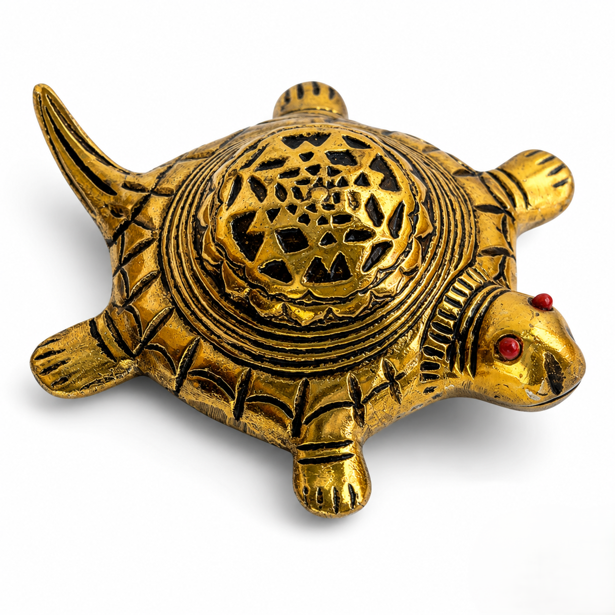 Salvus App SOLUTIONS Metal Antique Look Turtle Feng Shui for Home Decoration