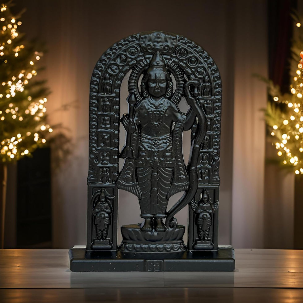 Thumbnail: Salvus APP SOLUTIONS Shree Ram Lalla Murti: Ayodhya Mandir Idol (1.8x2.8 Inch)