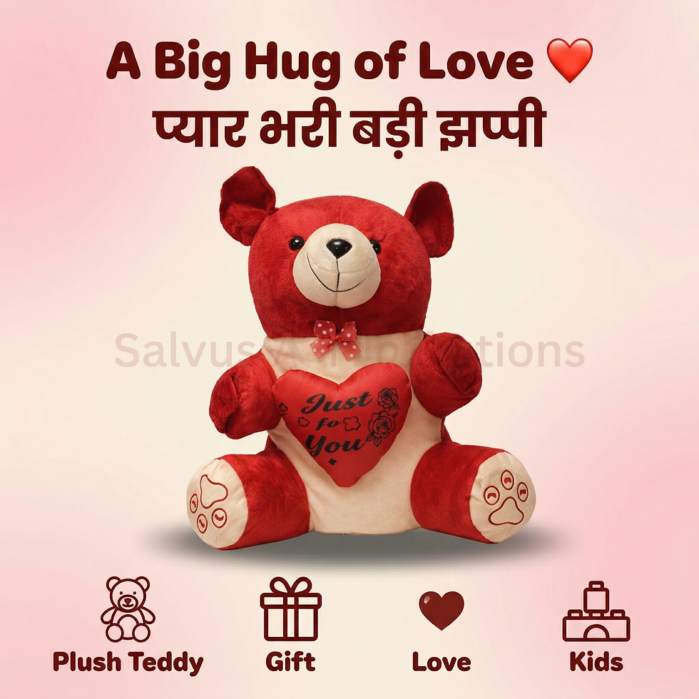 Thumbnail: Adorable Cotton Teddy Bear (Multicolor_13x16 Inch)