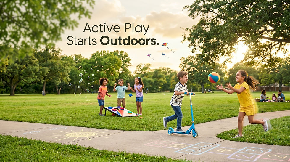 Best Outdoor Toys for Kids for Active and Healthy Play