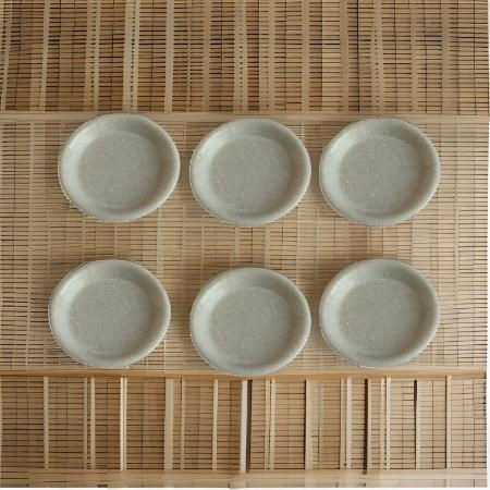 Thumbnail: Salvus APP SOLUTIONS Marble Plate for Pooja (White_3 Inch) [Set of 3-6 PCS]