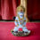 Thumbnail: Salvus APP SOLUTIONS Multicolor Marble Lord Hanuman Sitting Statue (3 inches)
