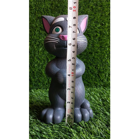 Thumbnail: Salvus APP SOLUTIONS Interactive Speaking Cat, Talking Tom (Black_4x8 Inch)