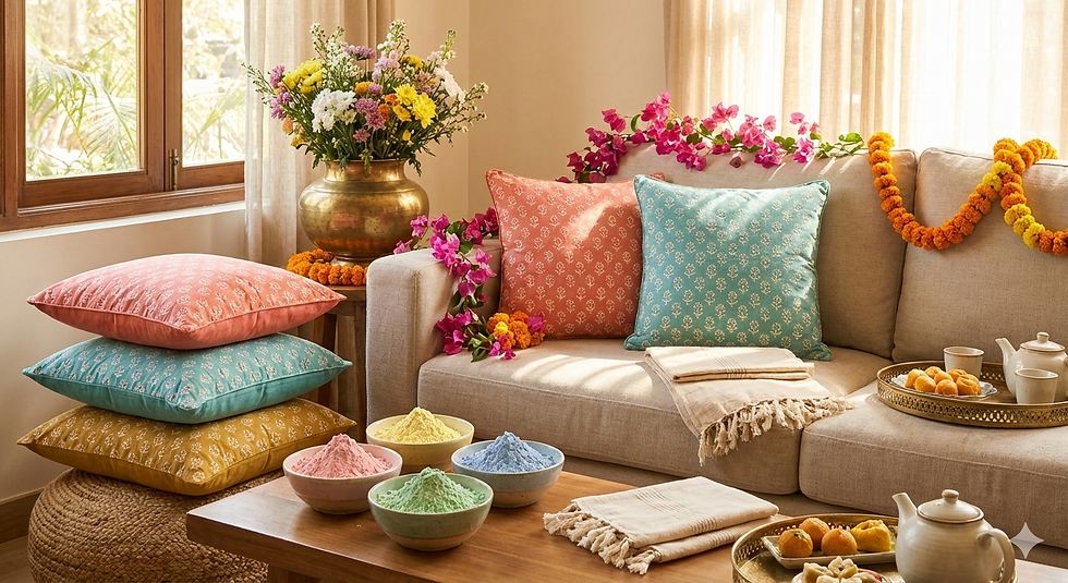 Holi at Home: Creating a Joyful & Colourful Celebration Space