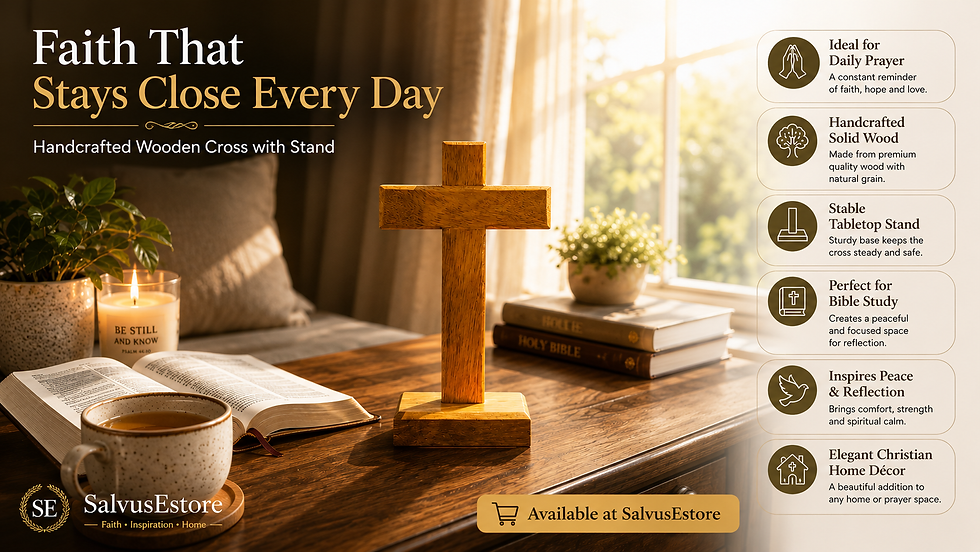 How a Handcrafted Wooden Cross Can Bring Peace and Faith Into Everyday Life | SalvusEstore