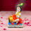Thumbnail: Salvus APP SOLUTIONS Marble Dust Makhan Chor Laddu Gopal Statue (5.5 Inch)