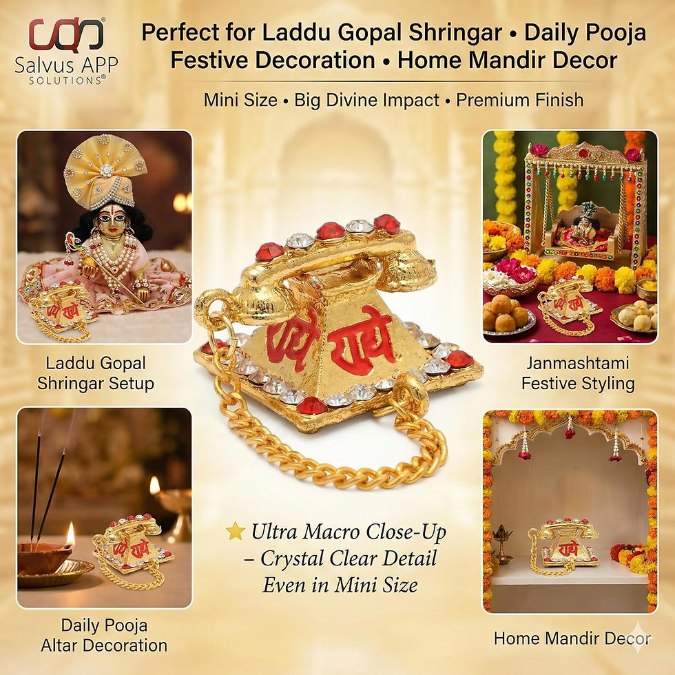 Thumbnail: Salvus APP SOLUTIONS Laddu Gopal Mini Telephone Accessory