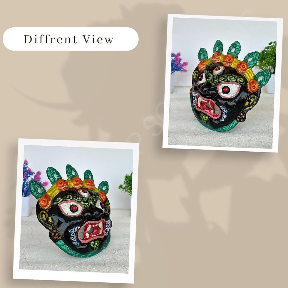 Thumbnail: Salvus App SOLUTIONS Metal Multicolor Panch Khopadi Nazar Battu (6 inches)