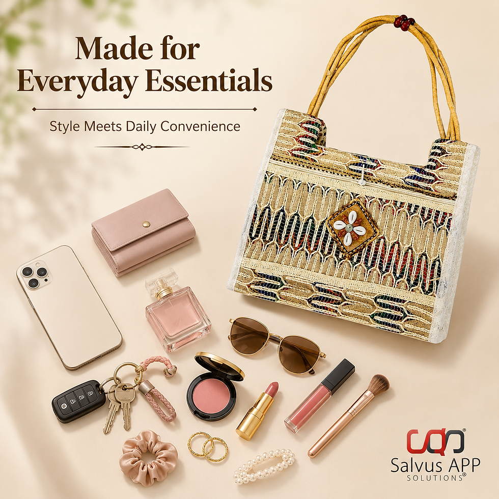 Thumbnail: Trendy Square Shape Multicolor Jute Shoulder Handbag
