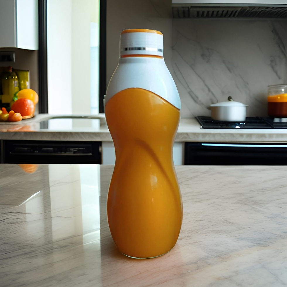 Thumbnail: Salvus App Solutions Plastic Orange Color Water Bottles, 1 PC (10.5X3 INCH)