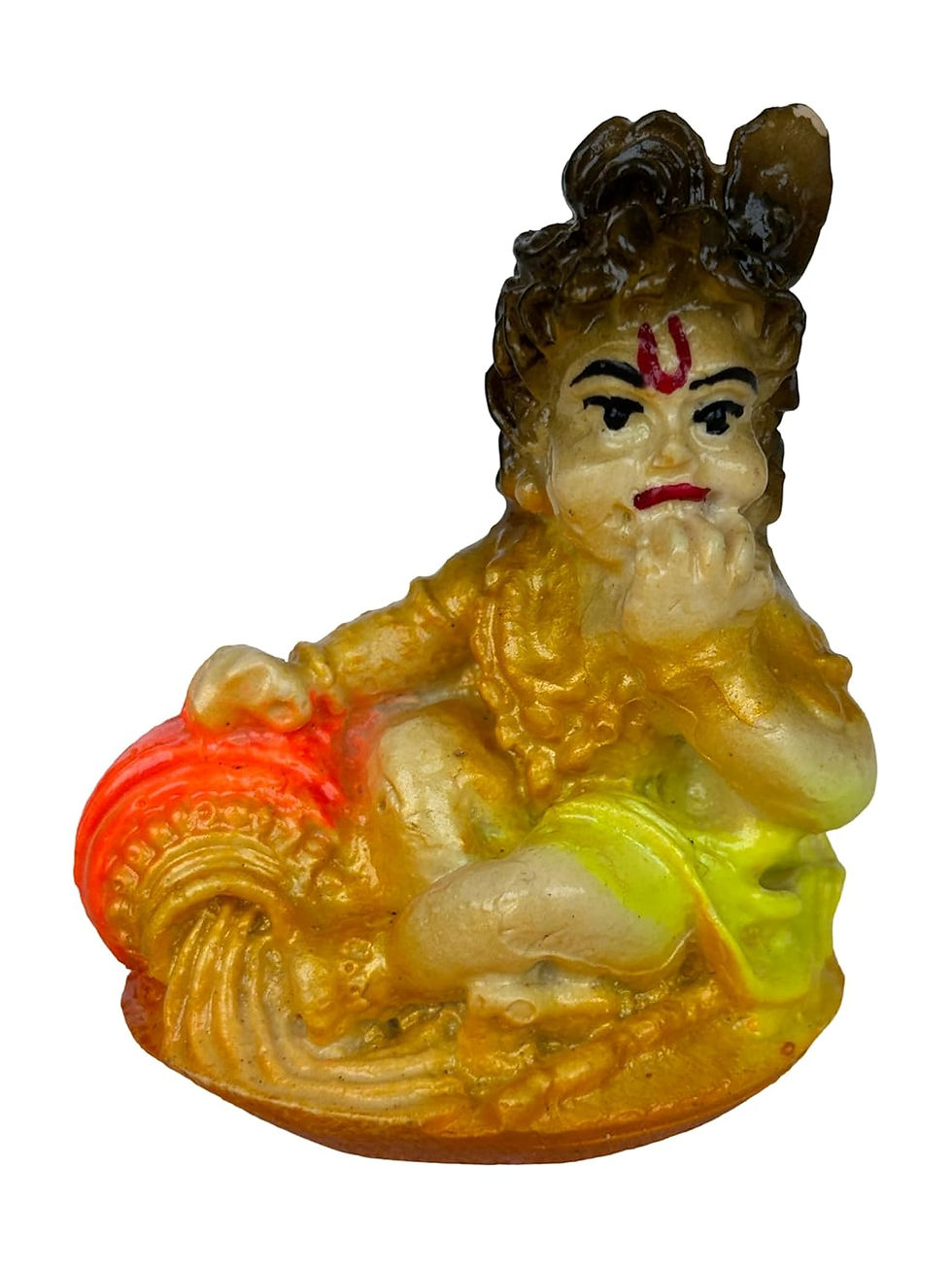 Thumbnail: Salvus App SOLUTIONS Marble Dust Makhan Chor Laddu Gopal/Baal Gopal Statue