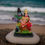 Thumbnail: Salvus App SOLUTIONS Marble Shiva Parvati and Ganesh Idol (Multi, 12x7.5x3 cm)