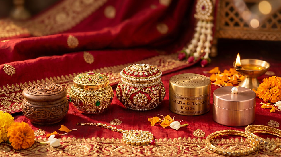 Most Popular Sindoor Dibbi Designs for Hindu Weddings and Bridal Rituals