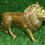 Thumbnail: Salvus APP SOLUTIONS Antique Brass Lion Statue/Showpiece for Decor (4x6.5 inch)