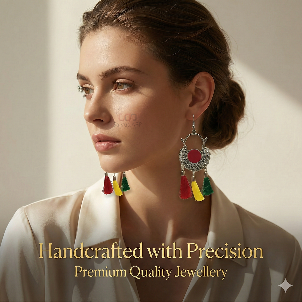 Thumbnail: Stylish Earrings for Girls and Women (Multicolor_1x3 Inch)